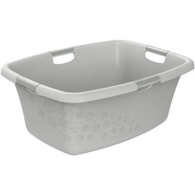 Rotho Wäschekorb - Flowers - 50L - Modernes Design Rotho Wäschekorb - Flowers - 50L - Modernes Design