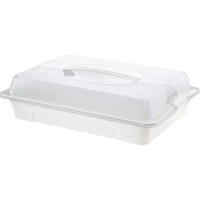 Rotho Weiß/Transparent Partykühler 43,5x29,5x11cm Rotho Weiß/Transparent Partykühler 43,5x29,5x11cm
