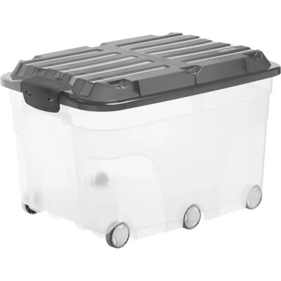 Rotho 17666 Aufbewahrungsbox - Rechteckig Polypropylen - 57L Rotho 17666 Aufbewahrungsbox - Rechteckig Polypropylen - 57L