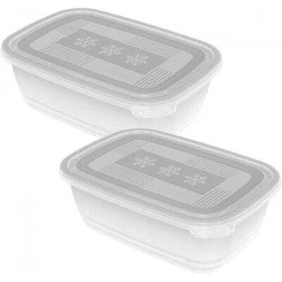 Contenitore per Alimenti Rotho - 1,9L, Trasparente, Bianco - Conservazione alimenti Contenitore per Alimenti Rotho - 1,9L, Trasparente, Bianco - Conservazione alimenti