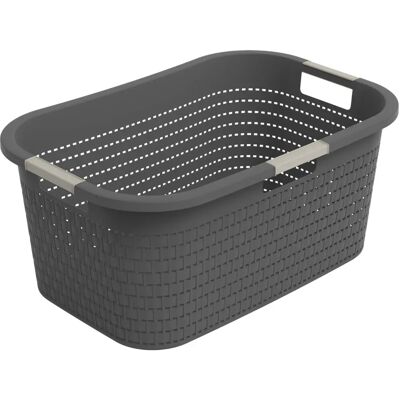 Rotho Country 40L Wasmand - Antraciet Rotho Country 40L Wasmand - Antraciet
