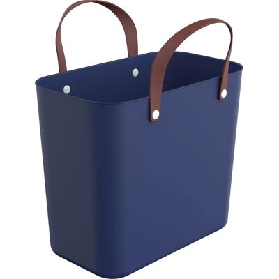 Rotho Albula Blaue Tragetasche - 25L - Stilvolle Recycelte Plastiktasche Rotho Albula Blaue Tragetasche - 25L - Stilvolle Recycelte Plastiktasche
