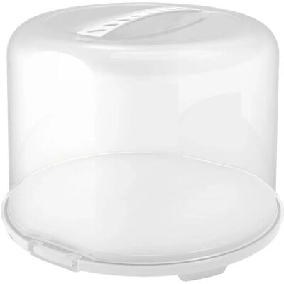 Rotho Boîte à gâteau à grande capacité - Transparent/Blanc Rotho Boîte à gâteau à grande capacité - Transparent/Blanc
