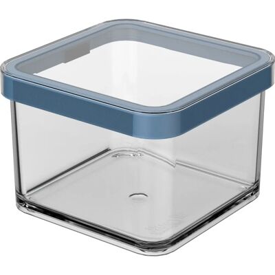 Barattolo quadrato Rotho Loft 0.5 L Blu - Contenitore di stoccaggio Barattolo quadrato Rotho Loft 0.5 L Blu - Contenitore di stoccaggio