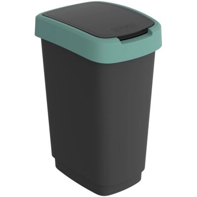 Rotho Twist Abfalleimer - 25L, Langlebig Kunststoff, Platzsparend Rotho Twist Abfalleimer - 25L, Langlebig Kunststoff, Platzsparend