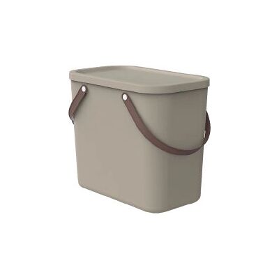 Boîte de rangement Rotho Albula - Plastique recyclé, Cappuccino - 25L - Publicité Boîte de rangement Rotho Albula - Plastique recyclé, Cappuccino - 25L - Publicité