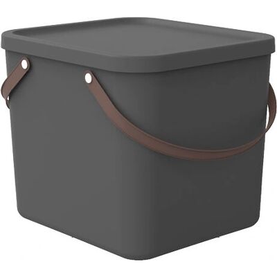Rotho Albula Förvaringssystem - 40L - Svart Rotho Albula Förvaringssystem - 40L - Svart