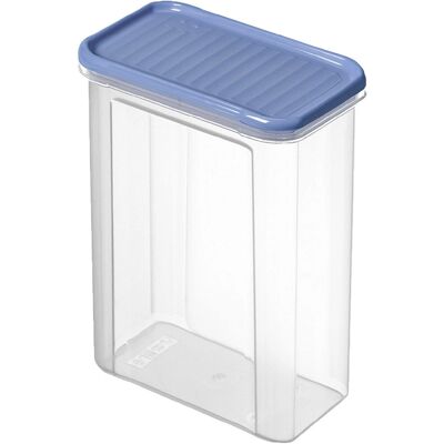 Rotho - DOMINO - Blau - 1.5 L - Aufbewahrungsbehälter Rotho - DOMINO - Blau - 1.5 L - Aufbewahrungsbehälter