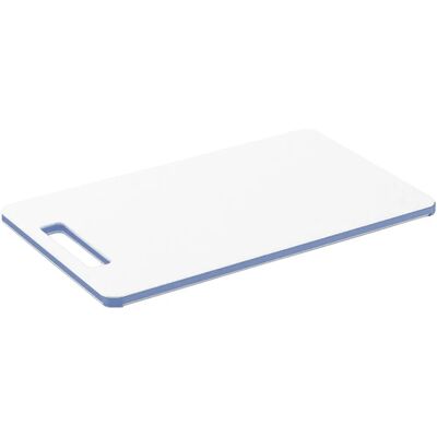 Rotho Caruba Schneidebrett - 25x15x0,9 cm - Weiß/Horizon Blau - Schneidebrett Rotho Caruba Schneidebrett - 25x15x0,9 cm - Weiß/Horizon Blau - Schneidebrett