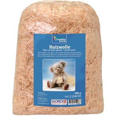 Glorex 0 2544 50 - Laine en Bois - Qualité Fine - Matériau de Remplissage pour Peluches Glorex 0 2544 50 - Laine en Bois - Qualité Fine - Matériau de Remplissage pour Peluches