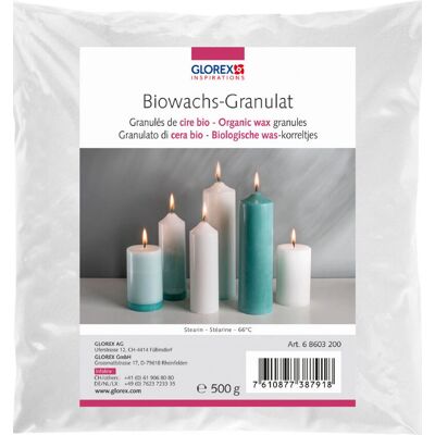 GLOREX 6 8603 200 Cire à bougies - Blanc - Publicité GLOREX 6 8603 200 Cire à bougies - Blanc - Publicité
