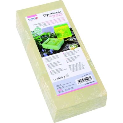 GLOREX Sapone di Glicerina Trasparente con Olio d'Oliva - Sapone GLOREX Sapone di Glicerina Trasparente con Olio d'Oliva - Sapone