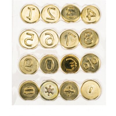 GLOREX - 1671-006 - 16-teilig - engraving stamp set GLOREX - 1671-006 - 16-teilig - engraving stamp set