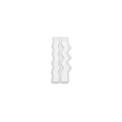 GLOREX Modell 9732 093 Sätt för att tillverka ljus - Zigzag våg silikonform GLOREX Modell 9732 093 Sätt för att tillverka ljus - Zigzag våg silikonform