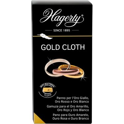 Hagerty Gold Jewelry Cleaning Cloth - Strong & Gentle - 6.1x3.1 inches Hagerty Gold Jewelry Cleaning Cloth - Strong & Gentle - 6.1x3.1 inches