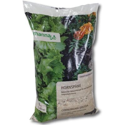 MANNA BIO Hornspäne - Dünger - 5kg MANNA BIO Hornspäne - Dünger - 5kg