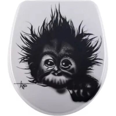 Autocuiseur Diaqua Monkey - Siège de toilette dur, fixation métallique - Publicité Autocuiseur Diaqua Monkey - Siège de toilette dur, fixation métallique - Publicité