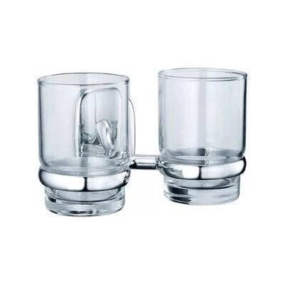 Diaqua 45270333 Silber, Transparent Wandmontage Zahnputzbecher - Wall-mounted toothbrush holder Diaqua 45270333 Silber, Transparent Wandmontage Zahnputzbecher - Wall-mounted toothbrush holder