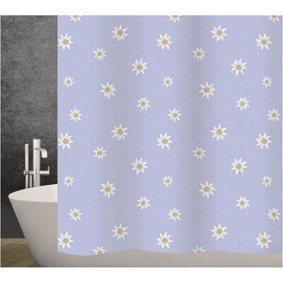 Diaqua Edelweiss Duschvorhang - Blau - Polyester Diaqua Edelweiss Duschvorhang - Blau - Polyester