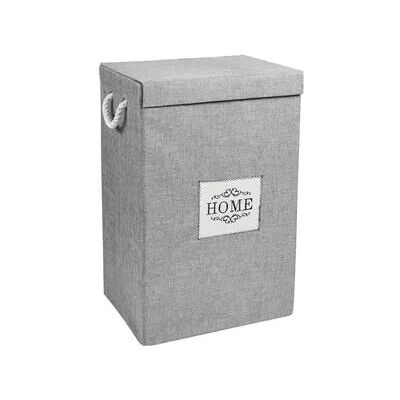 Diaqua Home Panier à linge - Rectangulaire Gris - Publicité Diaqua Home Panier à linge - Rectangulaire Gris - Publicité