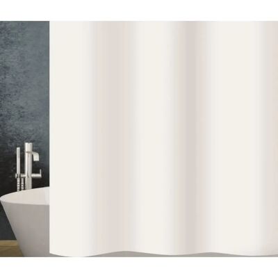 Diaqua - Claro - Blanc - 180x200 cm - Rideau de douche - Publicité Diaqua - Claro - Blanc - 180x200 cm - Rideau de douche - Publicité