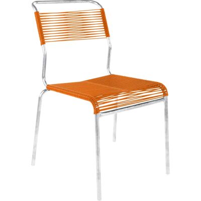 Schaffner - Säntis Spaghetti-Stuhl - Orange - 4-leg - Chair Schaffner - Säntis Spaghetti-Stuhl - Orange - 4-leg - Chair