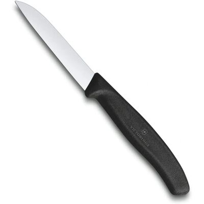 Victorinox Schilmes 8cm - Swiss Classic keukenmes - Zwart Victorinox Schilmes 8cm - Swiss Classic keukenmes - Zwart
