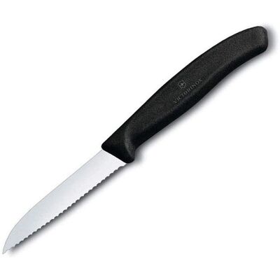 Victorinox Skrællekniv 8cm Serreret - Swiss Classic køkkenkniv Victorinox Skrællekniv 8cm Serreret - Swiss Classic køkkenkniv