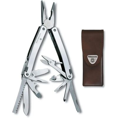 Victorinox Spirit X Multiverktyg - 24 Funktioner - Läderfodral Victorinox Spirit X Multiverktyg - 24 Funktioner - Läderfodral