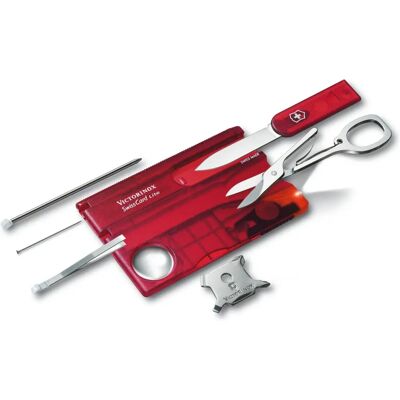 Carte Suisse Victorinox Lite - 13 fonctions - Rouge Carte Suisse Victorinox Lite - 13 fonctions - Rouge