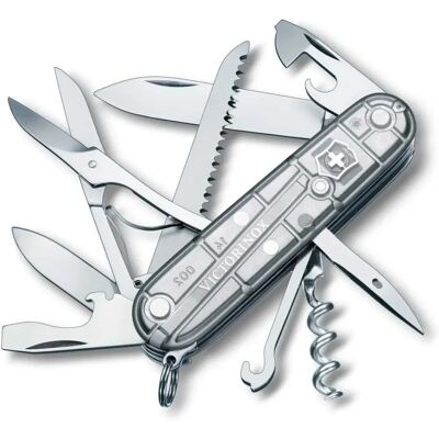 Victorinox Huntsman Srebrny Szwajcarski Nóż - Szwajcarski Nóż Victorinox Huntsman Srebrny Szwajcarski Nóż - Szwajcarski Nóż