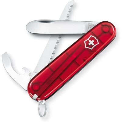 Coltello svizzero per bambini Victorinox - Piccolo, Multifunzione, Coltello da campeggio - 9 funzioni Coltello svizzero per bambini Victorinox - Piccolo, Multifunzione, Coltello da campeggio - 9 funzioni