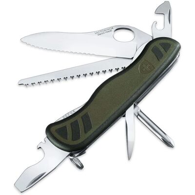 Victorinox Soldat - Briceag elvețian cu blocare - Argintiu Victorinox Soldat - Briceag elvețian cu blocare - Argintiu