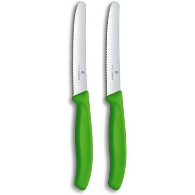 Couteau à tomates dentelé Victorinox Swiss Classic - Couteau de cuisine - Publicité Couteau à tomates dentelé Victorinox Swiss Classic - Couteau de cuisine - Publicité