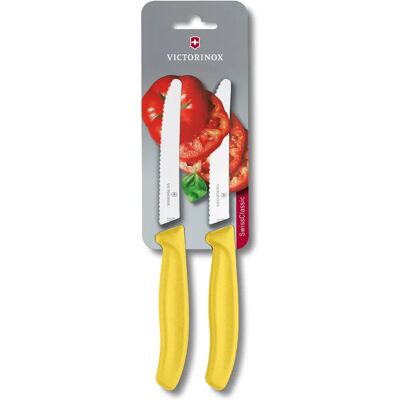 Victorinox Descascador de Legumes - Lâminas Dentadas - Empunhadura Ergonômica Victorinox Descascador de Legumes - Lâminas Dentadas - Empunhadura Ergonômica