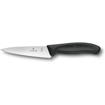 Victorinox Swiss Classic Kokkens Kniv - 12cm, Svart, Rustfritt Stål Victorinox Swiss Classic Kokkens Kniv - 12cm, Svart, Rustfritt Stål