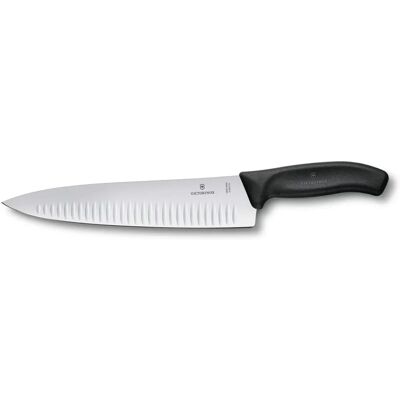 Faca de carne Victorinox SwissClassic - 25 cm, preta, alça ergonômica - Faca de carne Faca de carne Victorinox SwissClassic - 25 cm, preta, alça ergonômica - Faca de carne