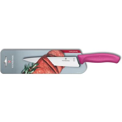 Coltello da Chef Rosa Victorinox - Swiss Classic, 19cm, Affilato, Manico Ergonomico Coltello da Chef Rosa Victorinox - Swiss Classic, 19cm, Affilato, Manico Ergonomico