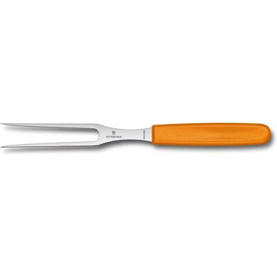Victorinox Flat Tines Carving Fork - 15cm - Orange Victorinox Flat Tines Carving Fork - 15cm - Orange