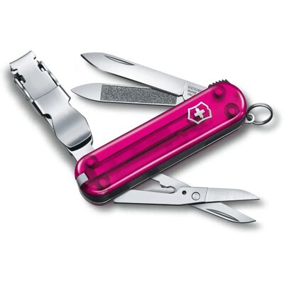 Victorinox Nail Clip 580 rosa trasparente Victorinox Nail Clip 580 rosa trasparente