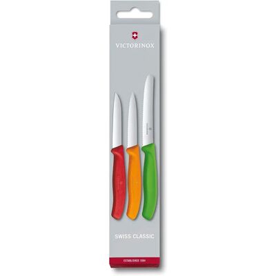 Set di Coltelli Swiss Classic per Pelare - Multicolore - Utensili da Cucina Set di Coltelli Swiss Classic per Pelare - Multicolore - Utensili da Cucina