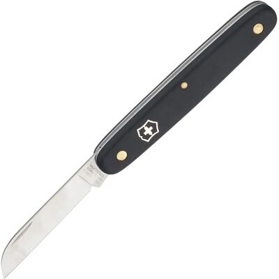 Victorinox Blumenmesser - Edelstahl, 5,5cm Klinge, Schwarz Victorinox Blumenmesser - Edelstahl, 5,5cm Klinge, Schwarz