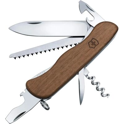 Victorinox Forester Wood Pocket Knife - Swiss Made - Brown Victorinox Forester Wood Pocket Knife - Swiss Made - Brown