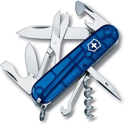 Victorinox Climber Schweizer Taschenmesser Translucent Blau - Schweizer Taschenmesser Victorinox Climber Schweizer Taschenmesser Translucent Blau - Schweizer Taschenmesser