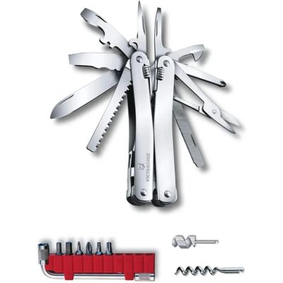 Victorinox Swiss Tool Spirit X Plus - Multiverktyg med läderfodral Victorinox Swiss Tool Spirit X Plus - Multiverktyg med läderfodral