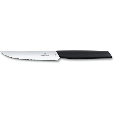 Ensemble de Couteaux à Steak Swiss Modern - Ondulés - 12 cm - Noir Ensemble de Couteaux à Steak Swiss Modern - Ondulés - 12 cm - Noir