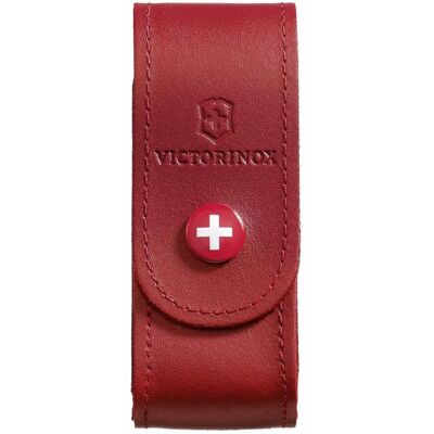 Czerwony skórzany pokrowiec Victorinox - Taktyczna osłona na nóż Czerwony skórzany pokrowiec Victorinox - Taktyczna osłona na nóż