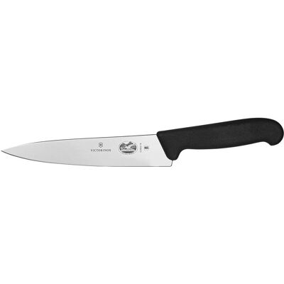 Victorinox Fibrox Küchenmesser - 19cm, Schwarz - Küchenmesser Victorinox Fibrox Küchenmesser - 19cm, Schwarz - Küchenmesser