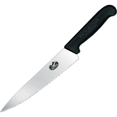 Victorinox Kochmesser mit Wellenklinge 19cm - Kochmesser Victorinox Kochmesser mit Wellenklinge 19cm - Kochmesser