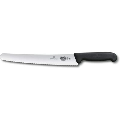Victorinox leipomoveitsi - 26cm hammastettu terä - Swiss Classic musta Victorinox leipomoveitsi - 26cm hammastettu terä - Swiss Classic musta